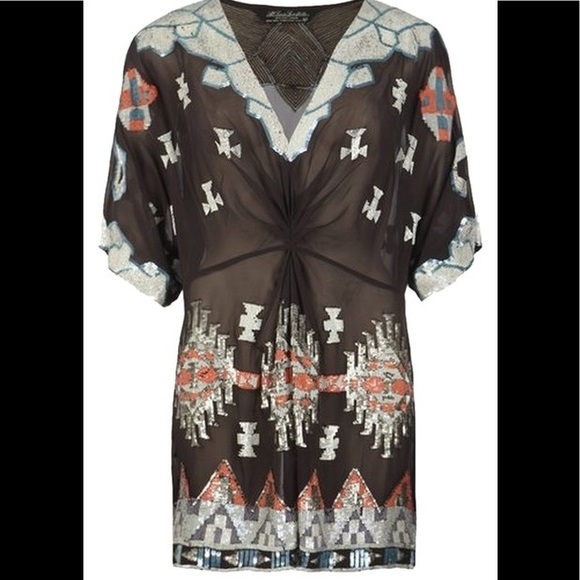 AllSaints Aztec Chariot Dress - Picture 1 of 7